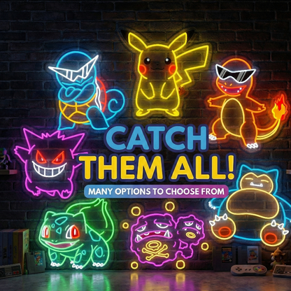 Pokemon Neon Signs